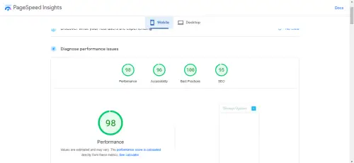 PageSpeen-Insight-Mobile